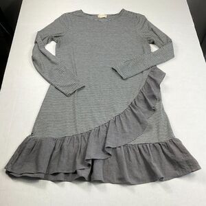 Altar’d State Striped Ruffle Hem Dress Cottagecore Boho Casual Long Sleeve S